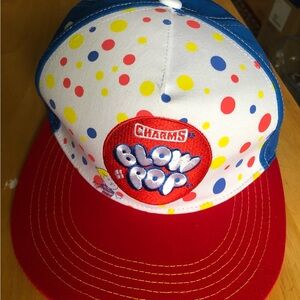 Charms Blow Pop Colorful Polka Dot Cap